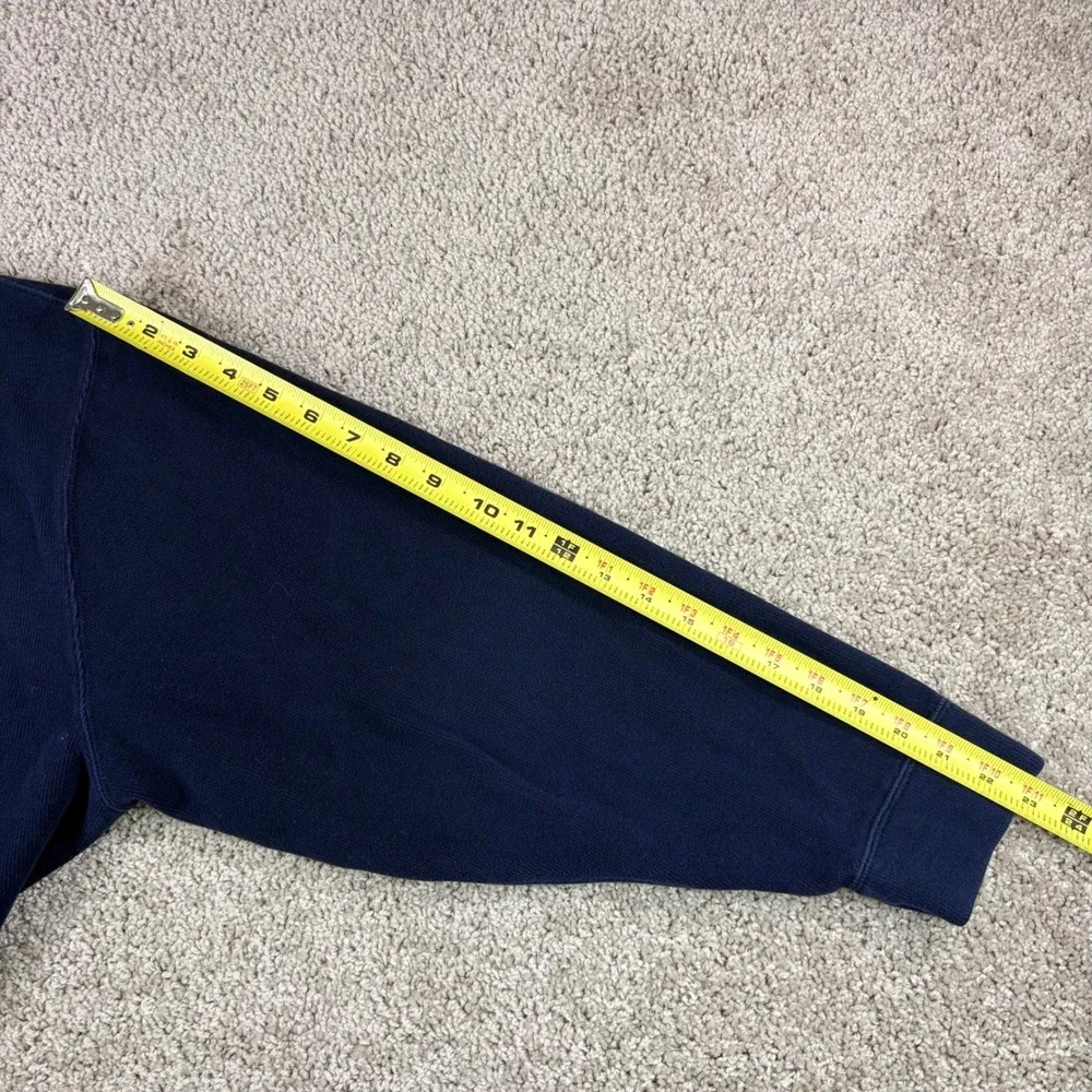 Polo Ralph Lauren Quarter Zip Pullover Mens 2XB Navy Blue Cotton Preppy Big Tall